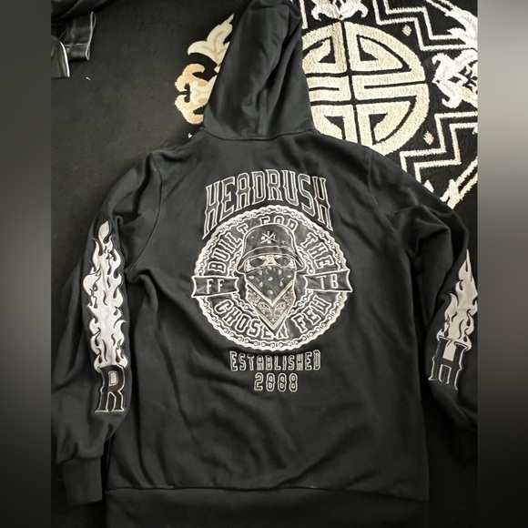 Used Original Headrush Zip up hoodie size XL - Picture 3 of 3